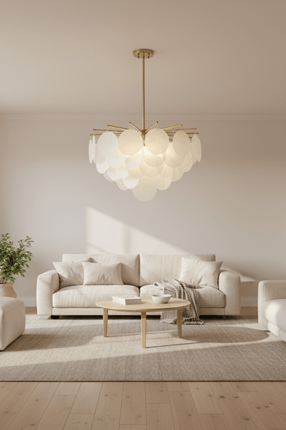 Postmodern Glass Wind Chime Handmade Chandelier / Pendant Light