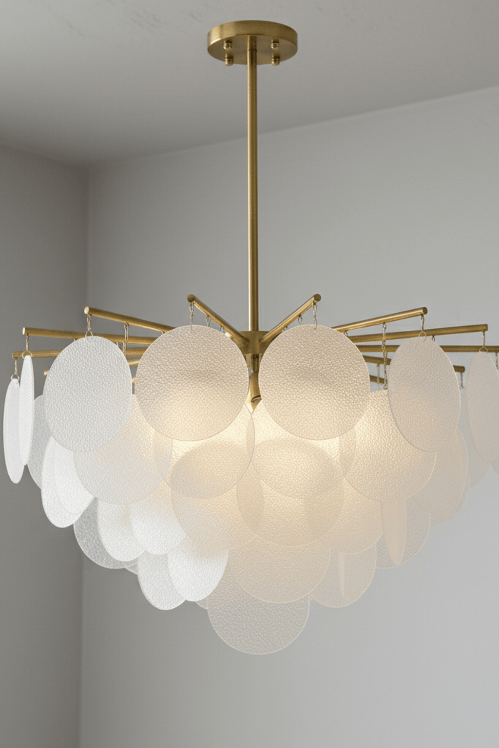 Postmodern Glass Wind Chime Handmade Chandelier / Pendant Light