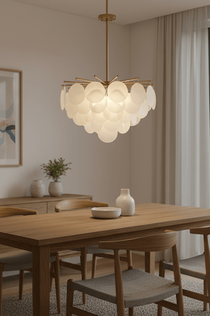 Postmodern Glass Wind Chime Handmade Chandelier / Pendant Light