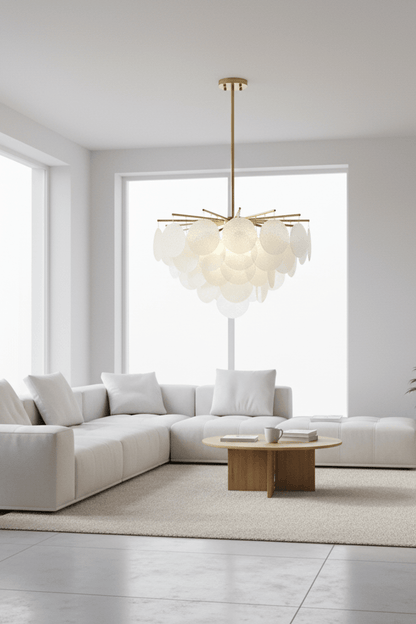 Postmodern Glass Wind Chime Handmade Chandelier / Pendant Light