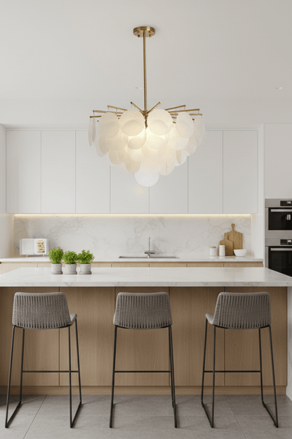 Postmodern Glass Wind Chime Handmade Chandelier / Pendant Light