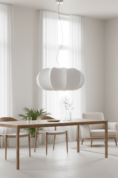Pumpkin Silk Pendant Light - Classic Version