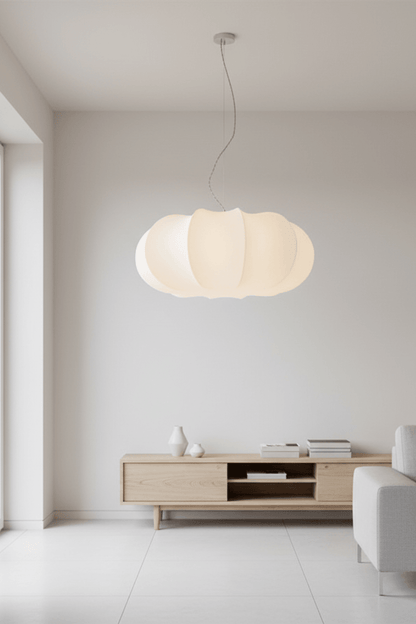 Pumpkin Silk Pendant Light - Classic Version