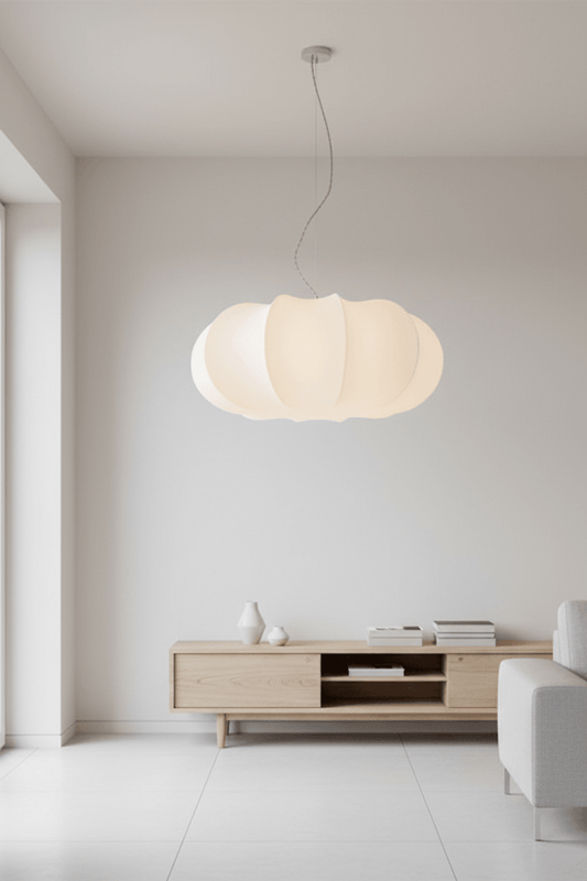 Pumpkin Silk Pendant Light - Classic Version