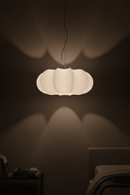 Pumpkin Silk Pendant Light - Classic Version