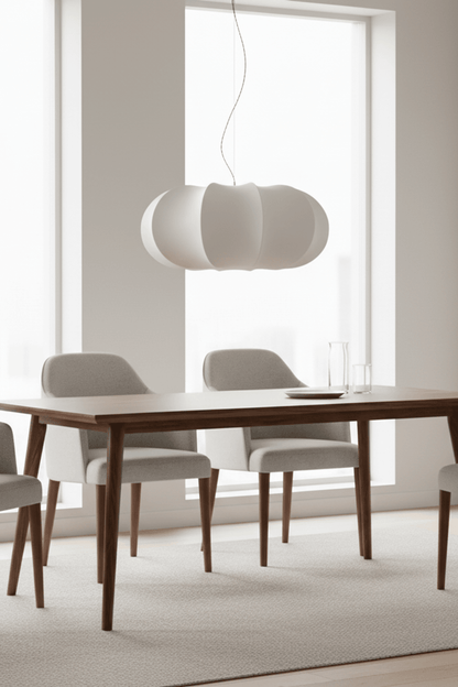 Pumpkin Silk Pendant Light - Classic Version