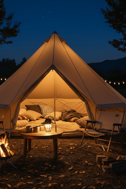 Rechargeable Vintage Camping Lantern for Outdoor