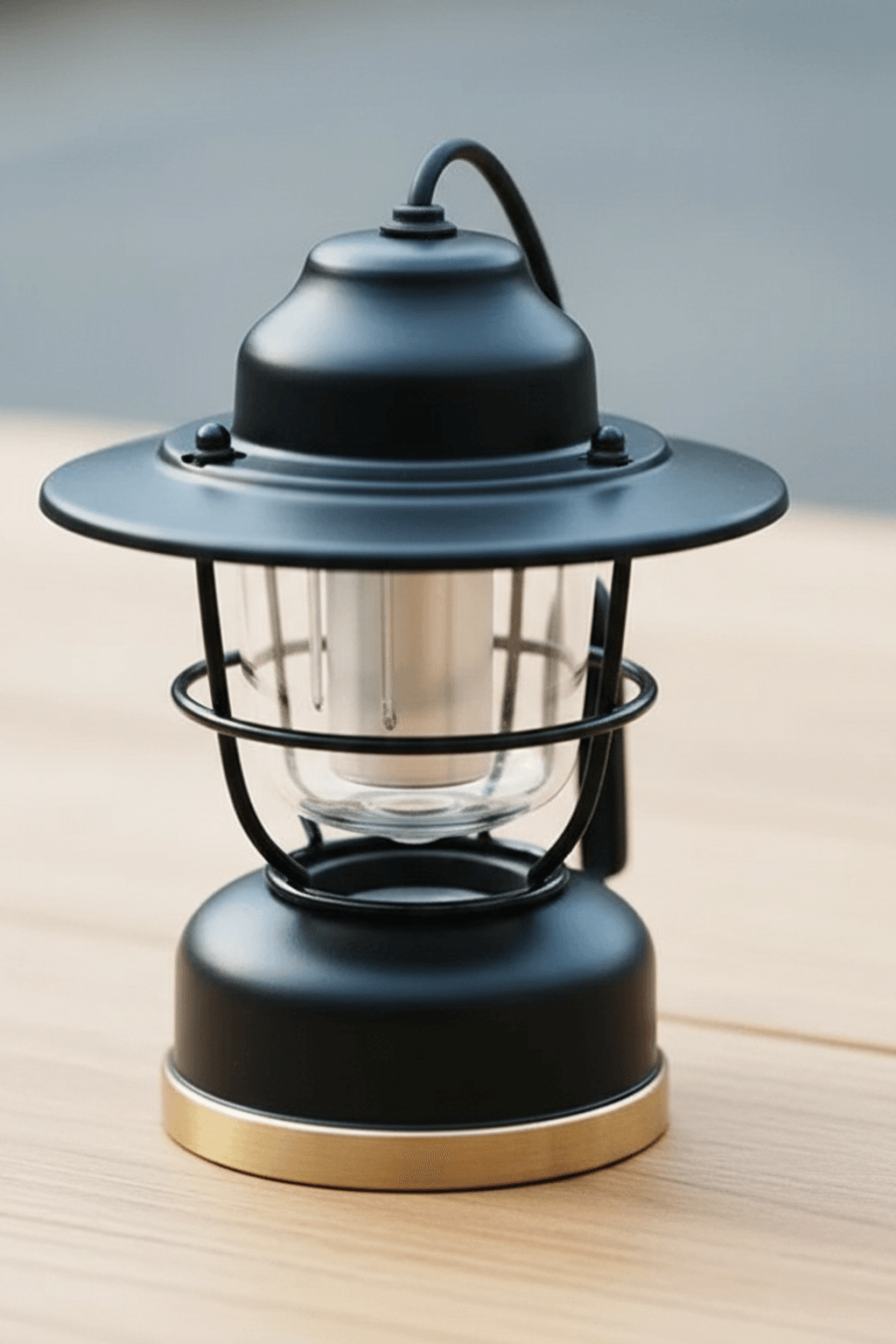 Rechargeable Vintage Camping Lantern for Outdoor