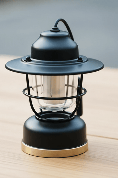 Rechargeable Vintage Camping Lantern for Outdoor