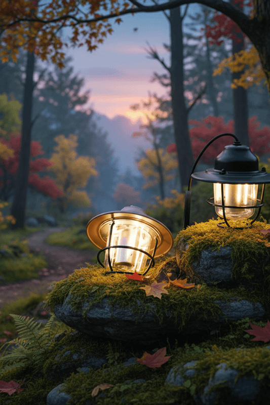 Rechargeable Vintage Camping Lantern for Outdoor