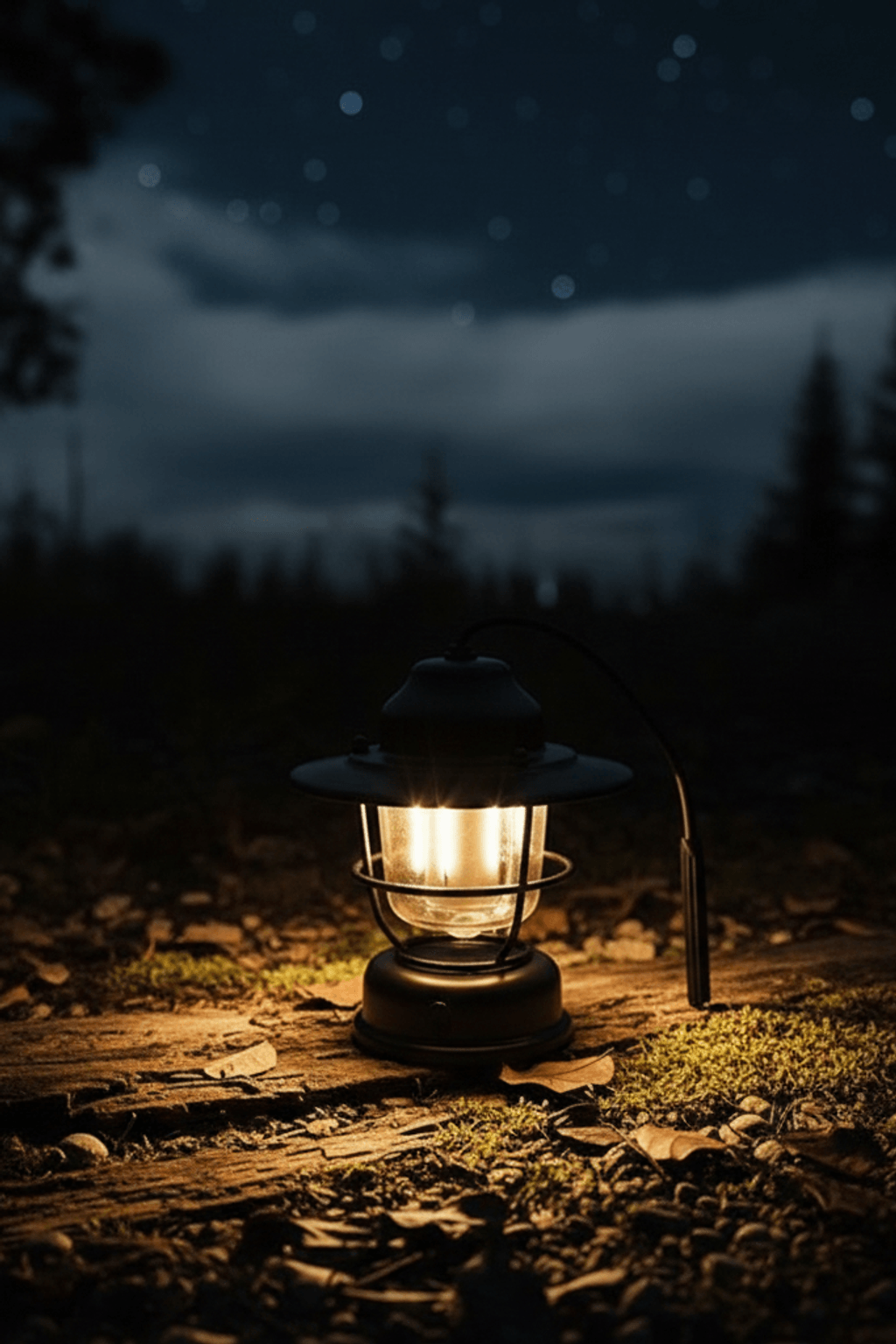 Rechargeable Vintage Camping Lantern for Outdoor