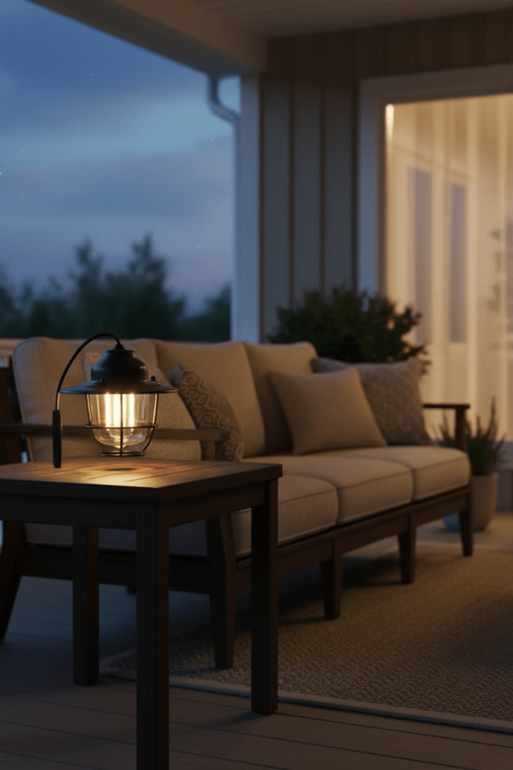 Rechargeable Vintage Camping Lantern for Outdoor