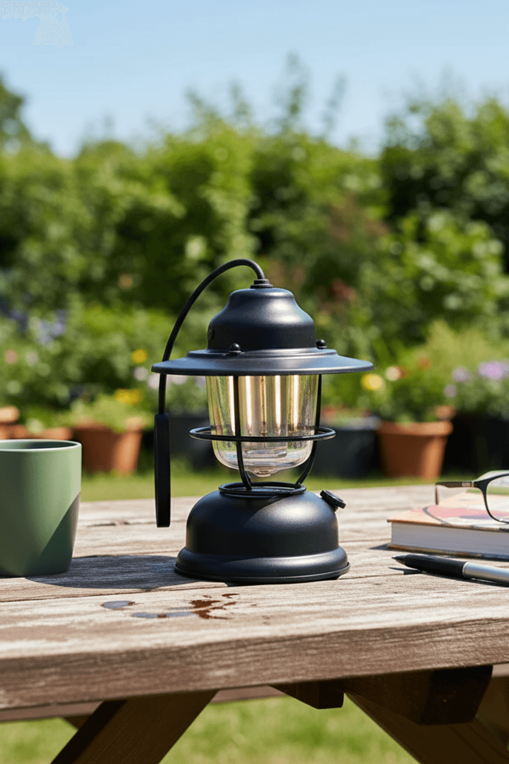 Rechargeable Vintage Camping Lantern for Outdoor