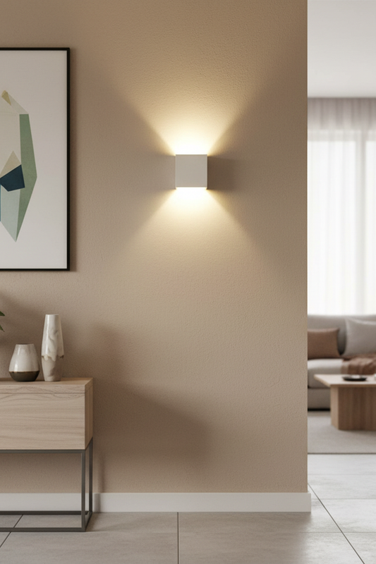 Sculptural Aluminum Wall Sconce