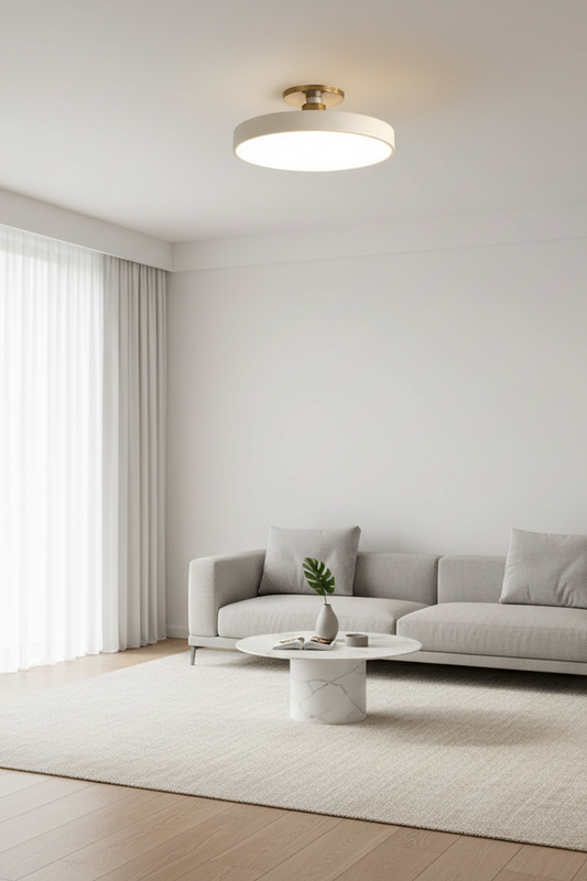 Sleek Flush Mount Ceiling Light for Bedroom