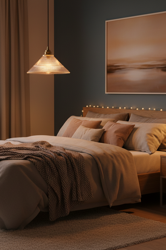 Subaru｜japanese Style Classic Brass Glass Small Pendant Light