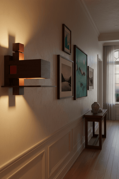 Taliesin Oak Wall Sconce