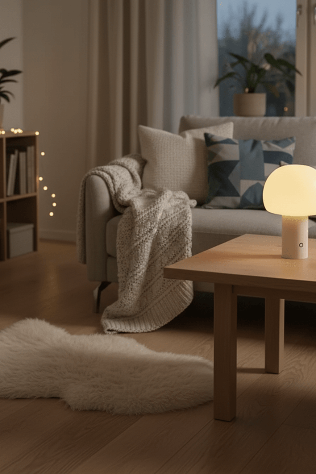 The Glow-Puff Lamp for Living Room