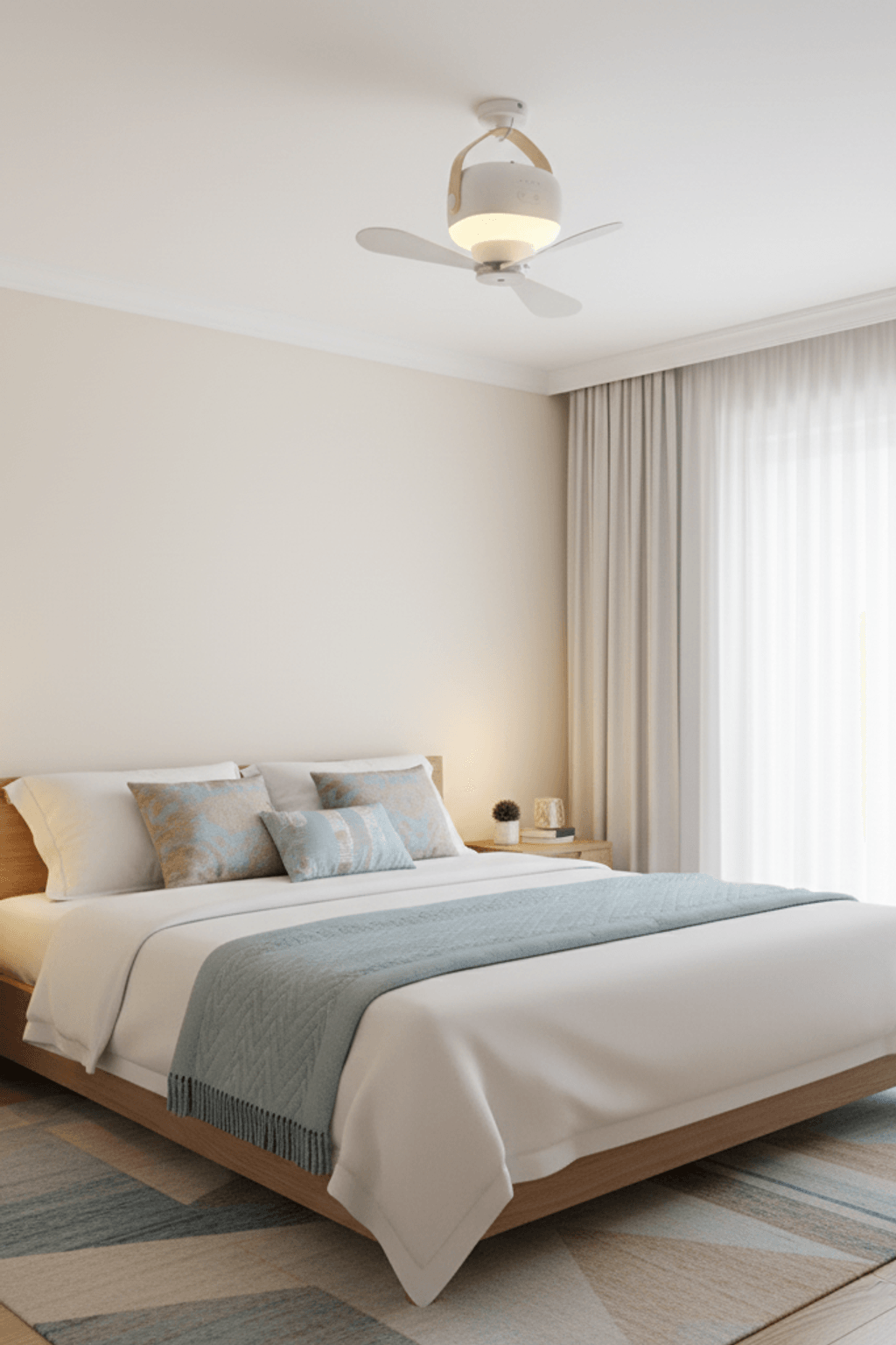 The Nomad Fan & Light for Bedroom