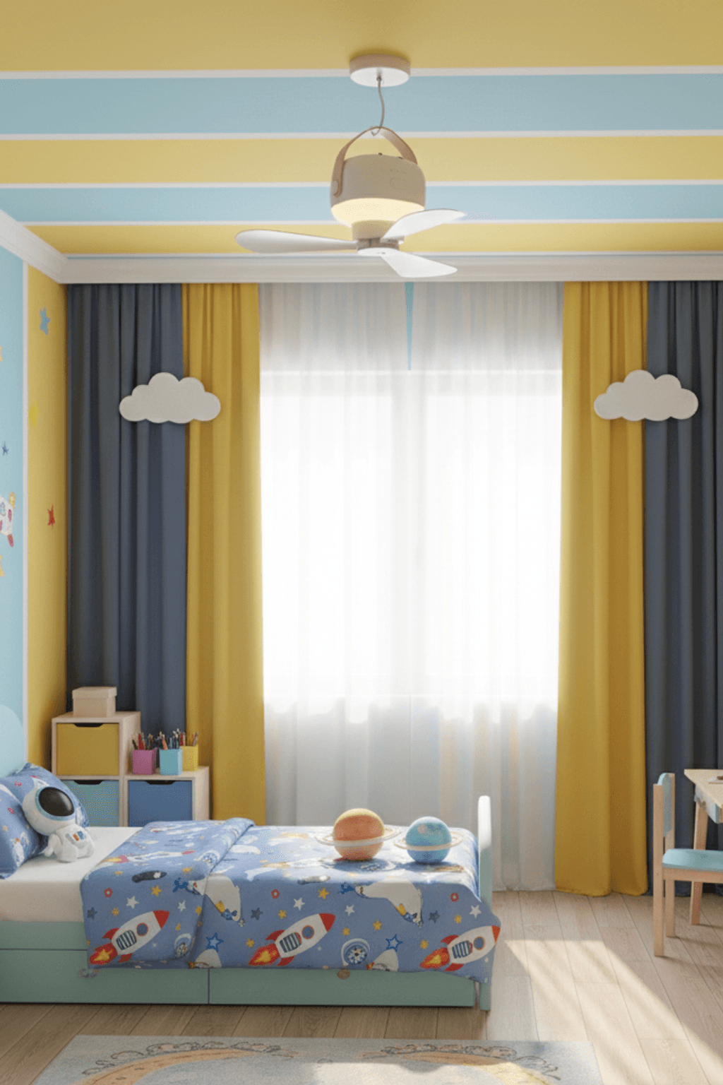 The Nomad Fan & Light for Bedroom