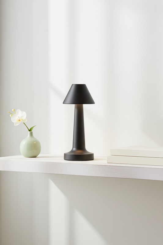 Triangle Mushroom Cocktail Table Lamp