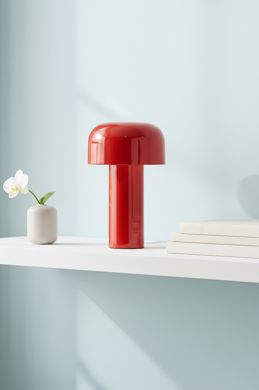 USB Rechargeable LED Cordless Table Lamp Mushroom Desk Lamp for Office