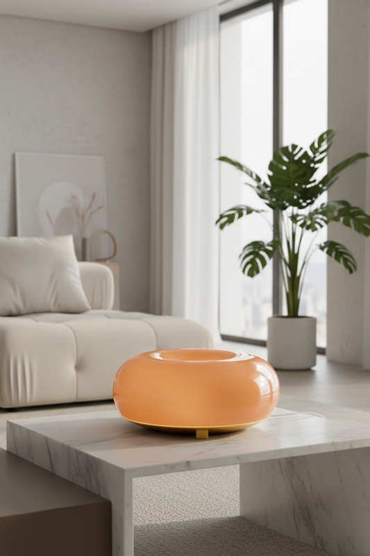 Varma LED Table / Wall Donut Lamp - Amber