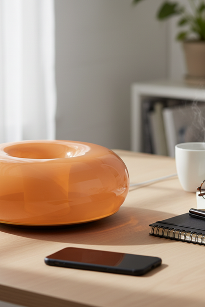 Varma LED Table / Wall Donut Lamp - Amber