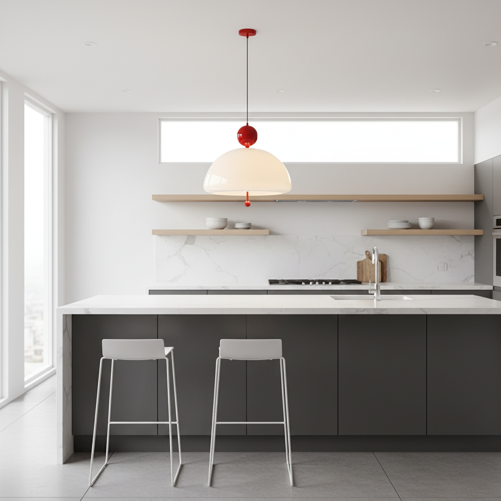 Verona Pudding Glass Pendant Light