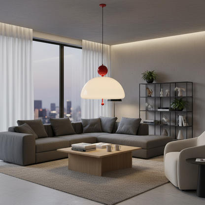 Verona Pudding Glass Pendant Light