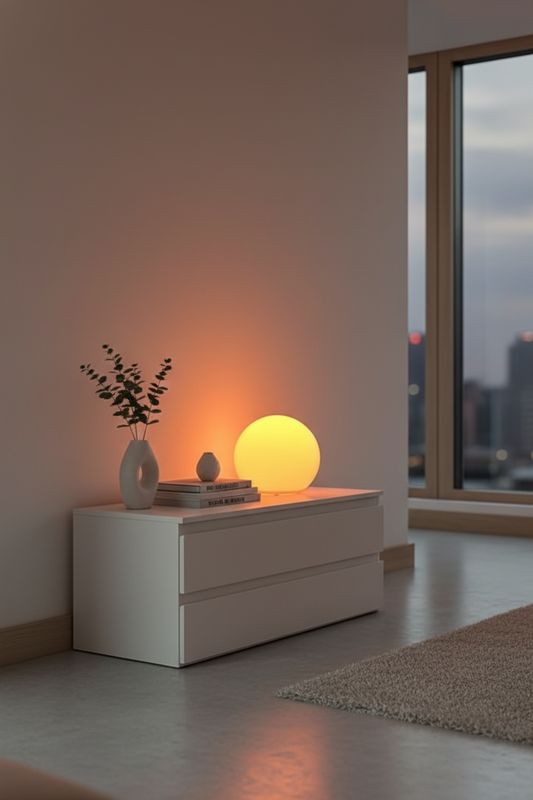 Vibrant Waterproof LED Sphere Lamp for Bedroom
