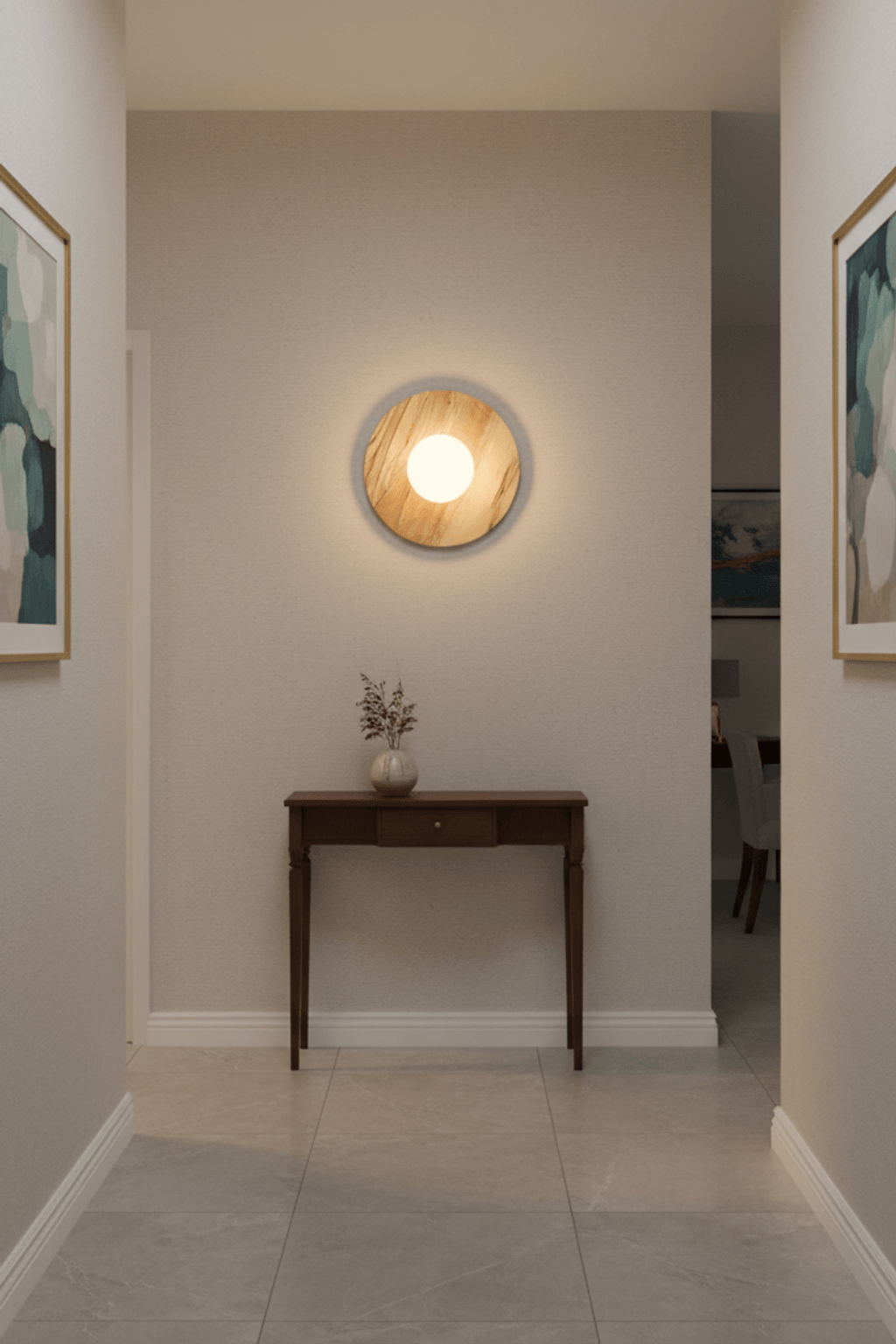 Wd15/20 Wooden Sconce