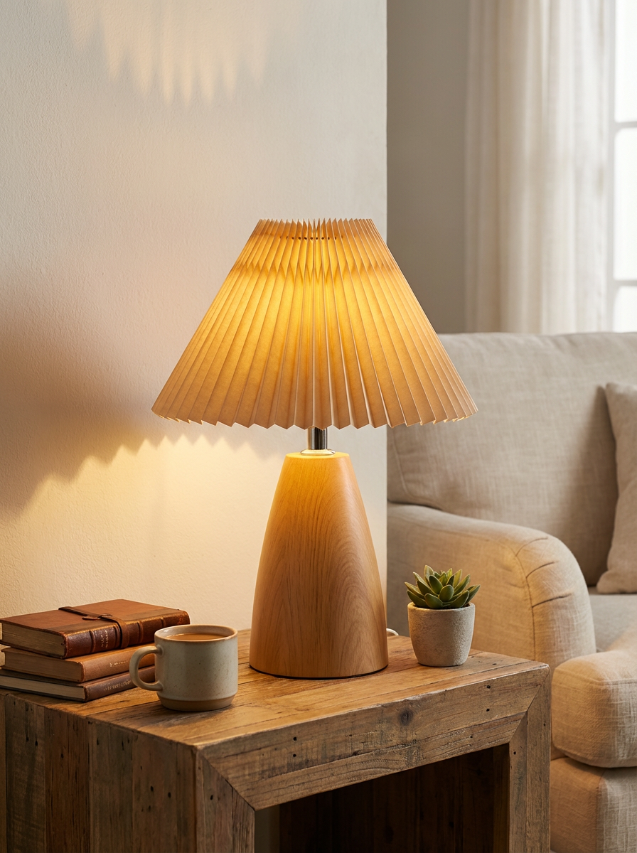 Beza Linen Table Lamp