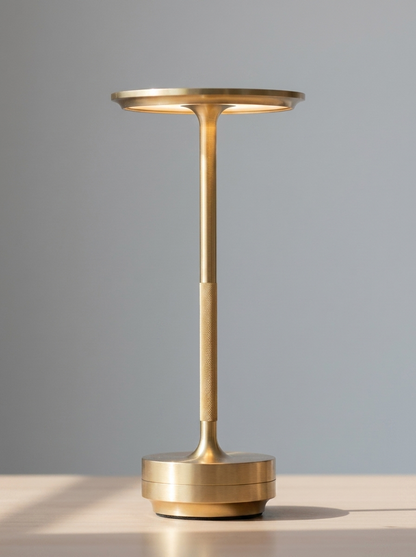 Japanese Ambient Turn - Aluminum USB Rechargeable LED Cordless Table Lamp for Dining Room