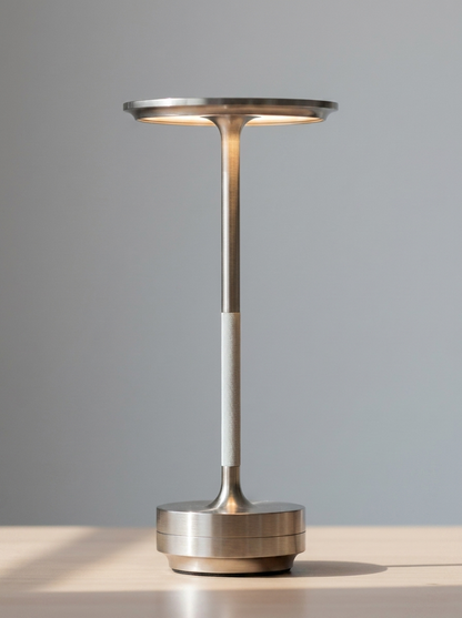 Japanese Ambient Turn - Aluminum USB Rechargeable LED Cordless Table Lamp for Dining Room