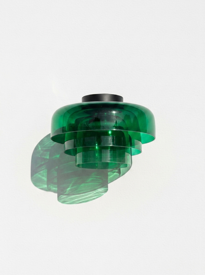 Glass Multi-Layer Cake Sconce Ceiling Light