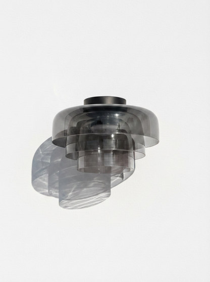 Glass Multi-Layer Cake Sconce Ceiling Light
