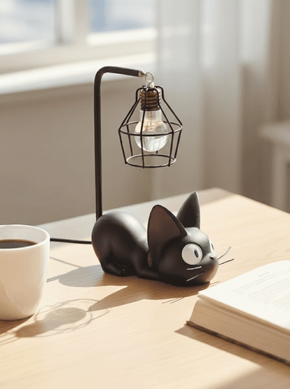 Mini Resin Cat LED Night Lamp for Bedroom