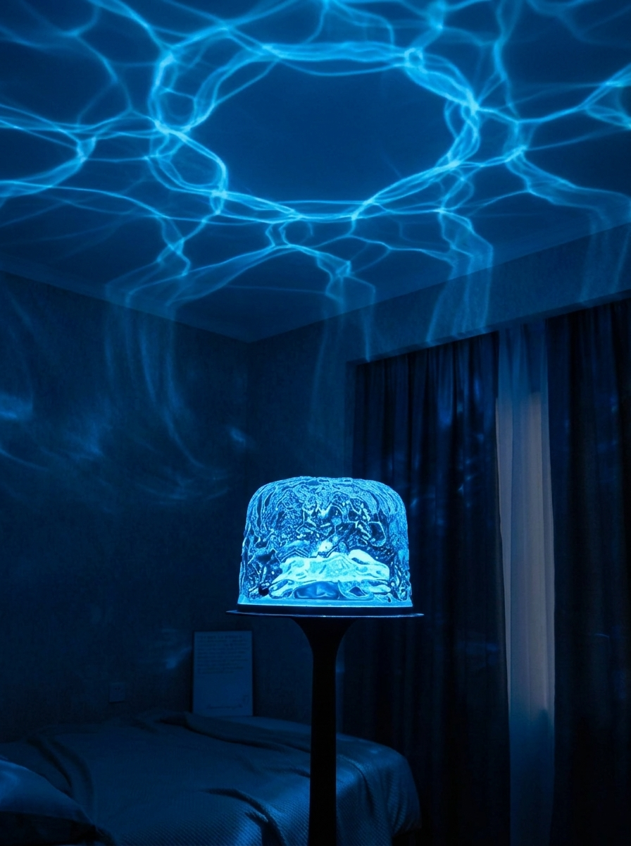 LED Water Ripple Atmosphere Projector Lamp for Living Room