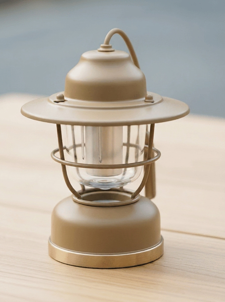 Rechargeable Vintage Camping Lantern for Outdoor