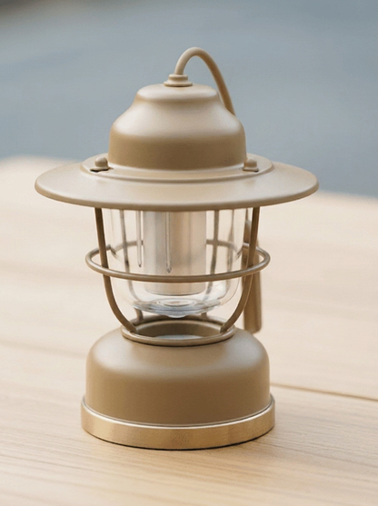 Rechargeable Vintage Camping Lantern for Outdoor