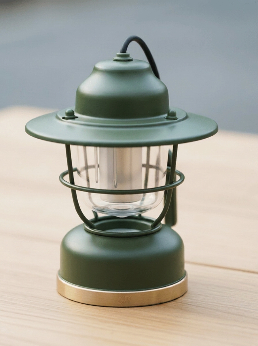 Rechargeable Vintage Camping Lantern for Outdoor