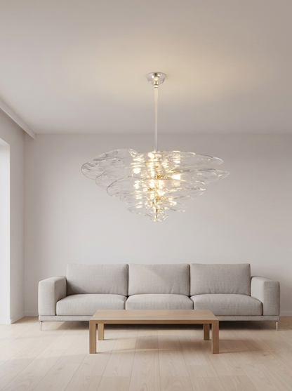 Lilypad Glass Chandelier Pendant Light