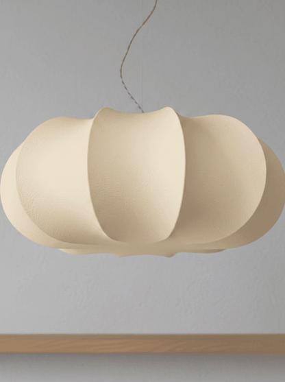 Pumpkin Silk Pendant Light - Classic Version
