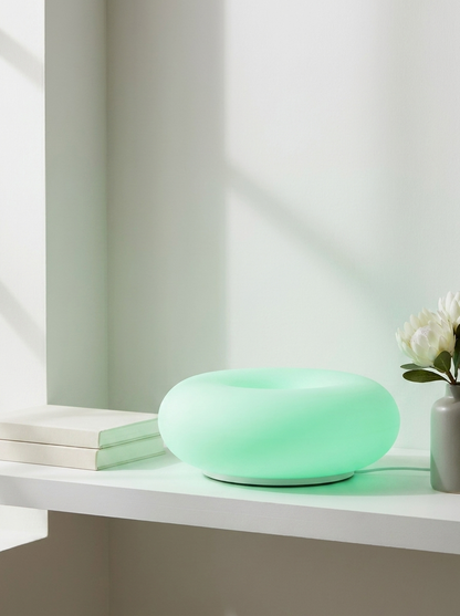 Modern Bauhaus Donut Touch & Remote Control Table Lamp for Living Room