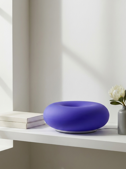 Modern Bauhaus Donut Touch & Remote Control Table Lamp for Living Room