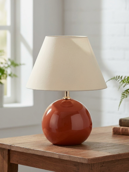 Kayo Cream Ceramic Mushroom Table Lamp