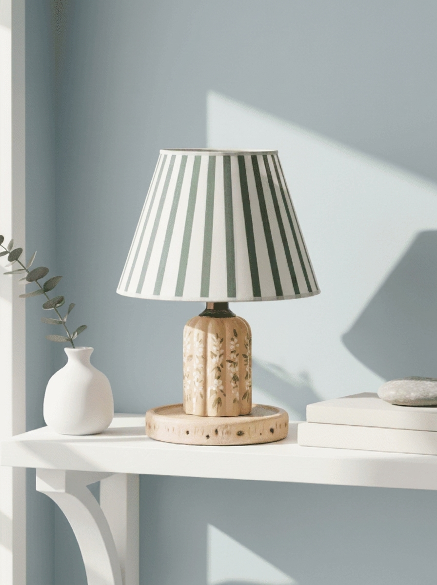 Capybara Ditsy Floral Table Lamp