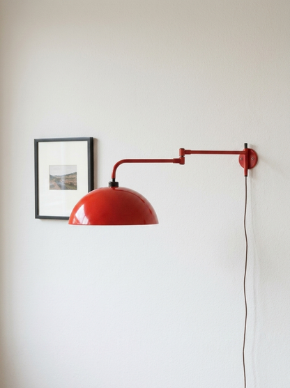 D40 Industrial Pivot Swing Arm Plug-In Wall Sconce
